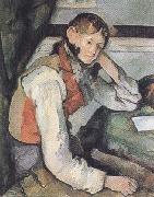 The Boy in a Red Waistcoat (mk35) Paul Cezanne
